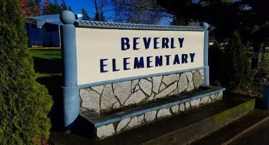 Beverly Elementary Sign