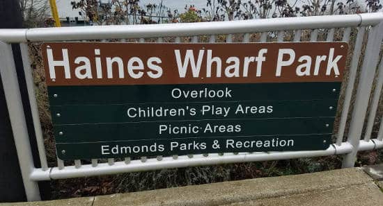 Haines Wharf Park  Sign