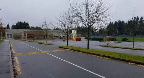 Meadowdale High School parking