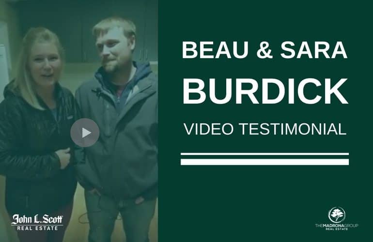 Beau and sara burdick video testimonial