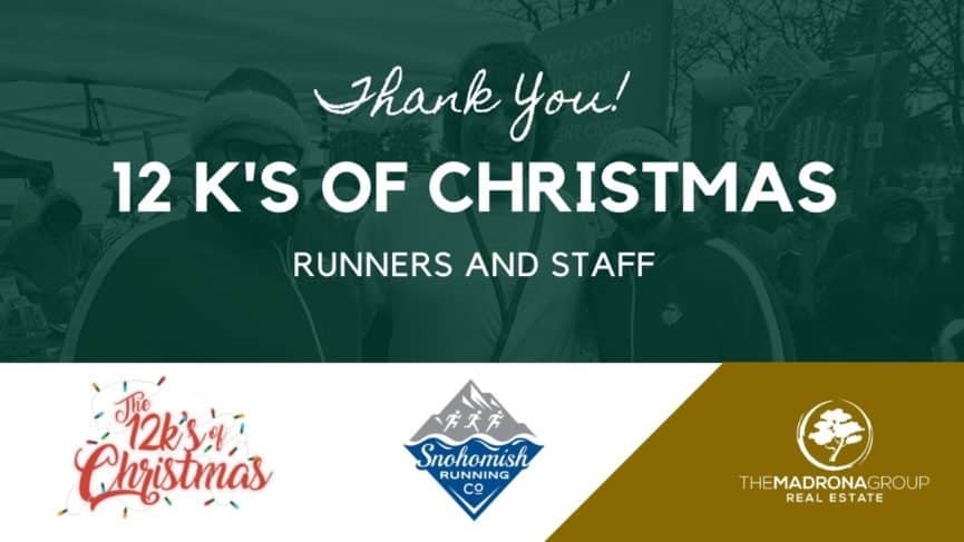 Thank you 12 k's of christmas runners and staff