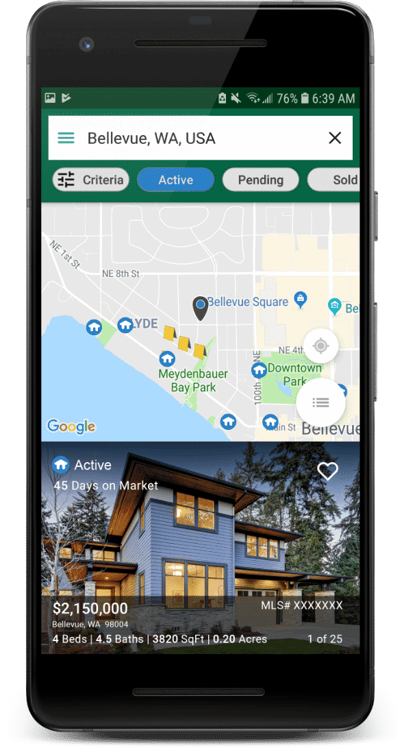 John L. Scott GPS Home Search App