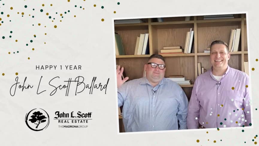 john l scott ballard celebrates 1 year in business