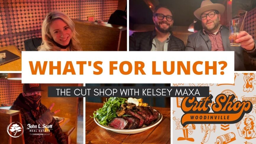 kelsey maxa chooses the cut shop in woodinville in what's for lunch