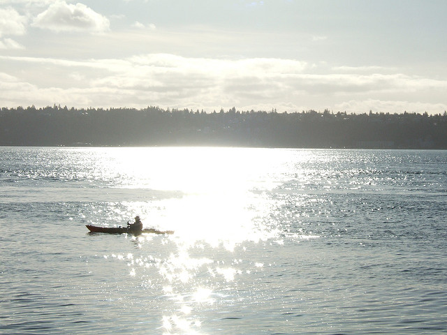 kayaking in the pacific NW