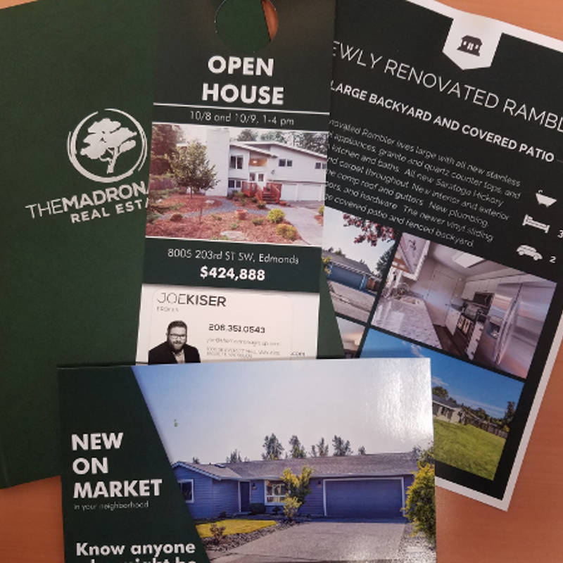 Printed Real Estate Marketing Material