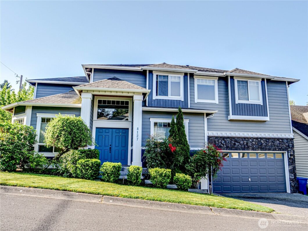 Gorgeous corner-lot home in a prime Kenmore neighborhood! Grand entry w/ vaulted ceilings sets the tone for this stylish, well-maintained home. Enjoy year-round comfort with a 2024-installed heat pump. Flexible upstairs bonus room is perfect for work or play. The luxurious primary suite features a spa-like 5-piece bath. Step outside to an entertainer’s dream—manicured lawn, large patio & deck, perfect for summer BBQs and gatherings. A perfect blend of comfort, upgrades, and curb appeal—move-in ready and waiting for you! home buying assistance